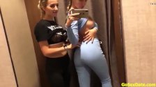 XxxWww Lesbian Teens Have Some Fun In The Changing Room